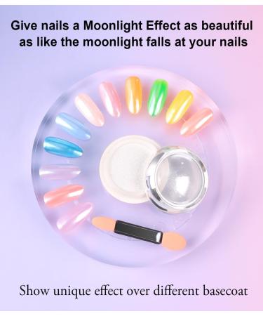  LEDSUUEI LEDSSUIP Chrome Powder 1g: White Chrome Powder for Mermaid Nails Mirror Effect DIY Glitter - Buy Online on GoSupps.com