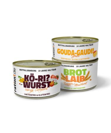 Ration1 Long-term EPA Currywurst - Lactose-Free & Gluten-Free Premium Daily Ration | Shop Internationally - Buy Online on GoSupps.com