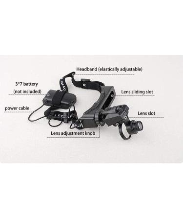 Lightweight Magnifying Glass Head-Mounted Magnifying Glass with Light 5 Times 8 Times and 20 Times Three Groups of Lenses Can Be Used to Repair The Watch Lofty Ambition - Buy Online on GoSupps.com