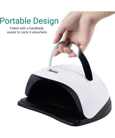 FUNSHOWCASE 160W LED UV Lamp Resin Curing Light Jewelry Casting Kit for Gel Nail Polish - 4 Timer Settings, Auto Sensor - Buy Online on GoSupps.com