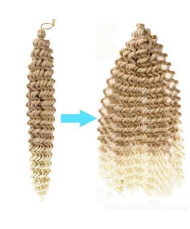 22 Inch Allgro Ocean Wave Crochet Hair 3 Packs - Deep Twist Braiding Hair Extension in 27/613# Color - Buy Online on GoSupps.com