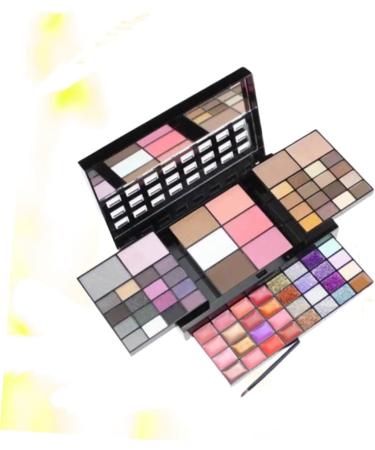 FRCOLOR 74 Blush for Cheeks Lipgloss Makeup Kit Eyeshadow Palette Lip Gloss Powder Glitter 18*11cm Picture 1 - Buy Online on GoSupps.com