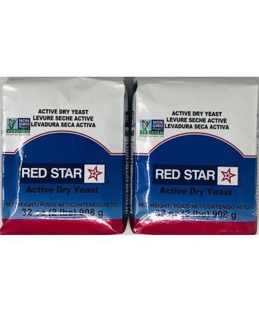 Red Star Active Dry Yeast 2 lbs x 2 Packs (Total 4 lbs)