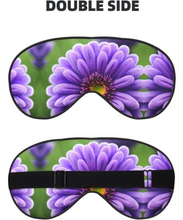 Shop Purple Lavender Flower Print Unisex Eye Mask - Soft Comfortable Light-Blocking Sleep Mask - International Shipping Available - Buy Online on GoSupps.com