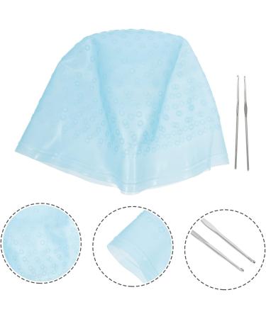 Ipetboom 1 Set Hair Color Highlighter Cap Highlight Hat Highlight Colour Dye Caps Hair Coloring Dye Hat Hair Highlighting Hat Crochet Tools Scrub Hat Hats Hair Dye Baked Oil Cap 22X16X1CM Blue - Buy Online on GoSupps.com