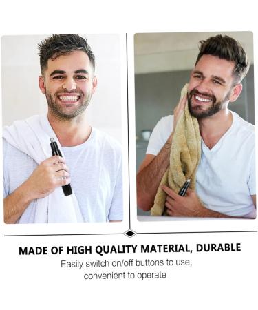 Buy Mobestech 3 Pcs Electric Nose Hair Trimmer & Beard Razor for Men - Battery-Powered Portable Face Hair Grooming Tools - Buy Online on GoSupps.com