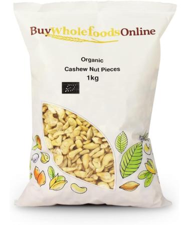 Organic Cashew Nut Pieces 1kg (BWFO) - Buy Online on GoSupps.com