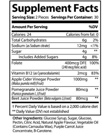 Nutradash Supreme Keto ACV Gummies - Extra Strength Formula (60 Gummies) - 1 Month Supply - Buy Online on GoSupps.com