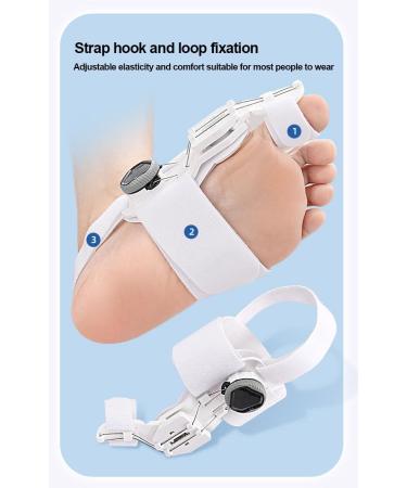 Adjustable Bunion Corrector for Men & Women - Orthopedic Toe Straightener with Non-Slip Heel Strap & Silicone Pad - Grey - Buy Online on GoSupps.com