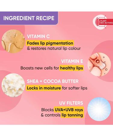 Strawberry Lip Balm with SPF 30 | Moisturizing Tinted Lip Balm for Soft Naturally Pink Lips | Vitamin C & E | Hydrating Lip Care for Women - 0.40 Fl Oz - Buy Online on GoSupps.com