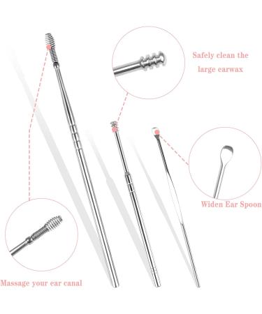 Fumanduo 12-Piece Ear Cleaner Set | Stainless Steel 6-in-1 Ear Wax Removal Tool - International Shipping - Buy Online on GoSupps.com