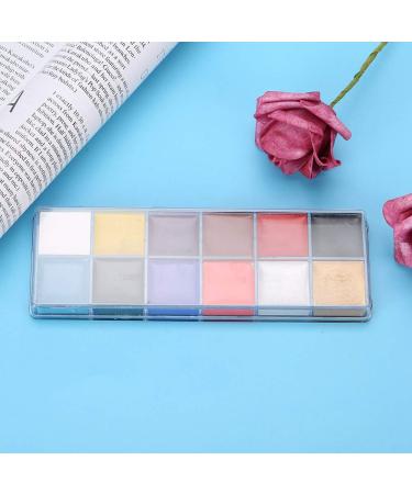12 Colors Oil Paint Set for Face & Body - Ideal for Halloween Makeup & Special Effects - Buy Online on GoSupps.com