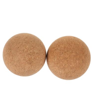 Garvalon 2 Cork Yoga Ball Back Massage Cycling Neck Massager Hand massager Massage balls Massage balls for back yoga roller massage devices for neck and