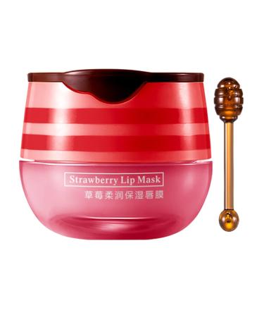 Honey Lip Balm - Overnight Lip Moisturizer | Reduces Lip Wrinkles | Soothing Nourishing Protection for Women and Men Day and Night Care