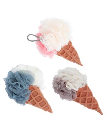 Housoutil 1pc Bath Ball Body Scrubbers Bath Scrubber Spa Hair Band Durable Shower Ball Shower Puff Shower Sponge Loofah Cleaning Scrubber Clean Body Wash Mesh Child Take a Bath Hair Ring or 12x10.9cm Assorted Color