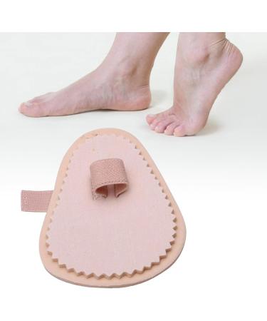 Toe Straightening Pad & Metatarsal Support - Hammer Toe Correction Soft Loop Protection Skin Colored - Buy Online on GoSupps.com
