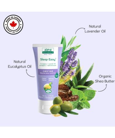 Aleva Naturals Soothing Chest Rub for Babies 1.7 Fl Oz | Eucalyptus & Lavender Oils | Gentle Relief for Stuffy Noses - Buy Online on GoSupps.com