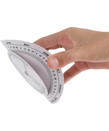 8Pcs Pregnancy Wheel Badge Card  Pregnancy Wheel Due Date Calculator for Doctors Midwives Nurses Pregnant Patients - Buy Online on GoSupps.com
