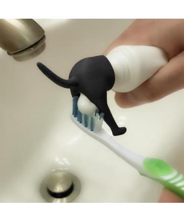 Black Kalzender Dog Po Toothpaste Lid - Funny Pooping Dog Toothpaste Topper Gift for Kids & Adults - Buy Online on GoSupps.com