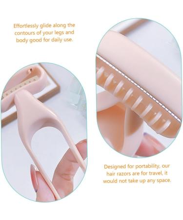 Minkissy 2-in-1 Armpit Knife Bikini Razor - Portable Women's Shaver & Body Hair Remover Tool - Buy Online on GoSupps.com