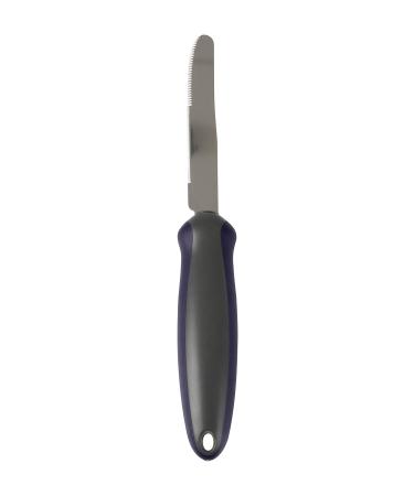 Homecraft Newstead Cutlery Weighted Knife (Eligible for VAT relief in the UK) Adaptive Dining Aid Utensil for Elderly Disabled Parkinson's Disease & Arthritis Eat Easier Non-Slip Grip Fork spoon teaspoon set Weighted Knife Single