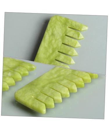 Magiclulu Portable Massage Combs - Scalp Massage Tools & Jade Gua Sha Comb Duo for Relaxation & Wellness - Buy Online on GoSupps.com