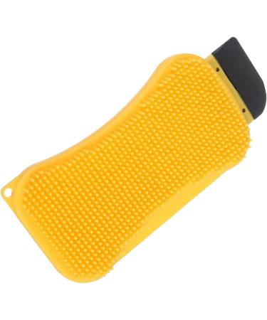 Silicone Dish Sponge Multi-Purpose Dish Brush | Scrub Brush Kitchen Cleaning Tool Sponge Scraper for Easy Cleaning & Dishwashing - Buy Online on GoSupps.com