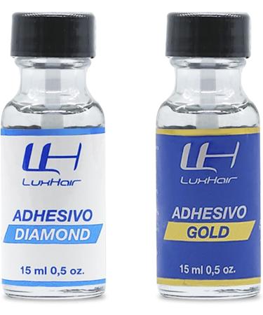 Gold Adhesive with Brush 15 ml | Heavy Duty Liquid Adhesive for Prolonged Use - Buy Online on GoSupps.com