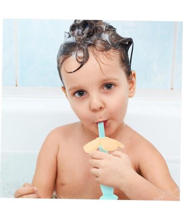 Minkissy Silicone Baby Toothbrush - 1 Pack Children s Oral Care Manual Training Toothbrush - Blue - Buy Online on GoSupps.com