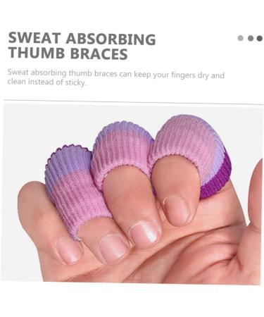Buy FRCOLOR 20pcs Rainbow Finger Cots & Wristbands - Latex Silk Thumb Protectors for Craft & Comfort - Buy Online on GoSupps.com