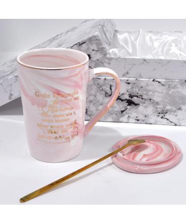 Personalized Bokalaka Coffee Cup - Perfect Birthday Gift for Best Friends | 400ml Pink Cup in Gift Box - Ideal Farewell Gift for Colleagues - Buy Online on GoSupps.com