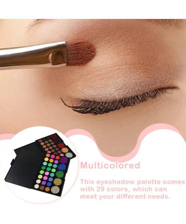 miduoidn Eyeshadow Palette Black Circles Handily Wear for Beginners Long-lasting 29 Colors Concealer Highlighter Face Kit Type 2 1 count (Pack of 1) - Buy Online on GoSupps.com
