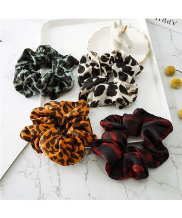 Fliyeong Premium Women s Ponytail Holder - Vintage Leopard Print Elastic Hair Rope Decor - Buy Online on GoSupps.com
