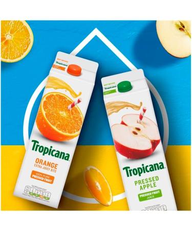Tropicana Pressed Apple Juice 900ml - Refreshing and Pure | [Brand Name] - Buy Online on GoSupps.com