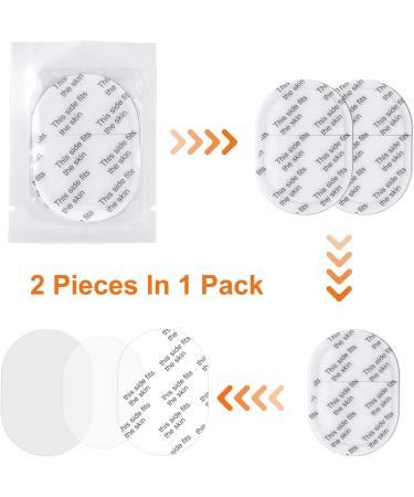 56pc Neck Massager Gel Pads for Pain Relief - Fits ST-304 & More Electric Pulse Massagers - Soft, Comfortable & Portable for Men & Women - White - Buy Online on GoSupps.com