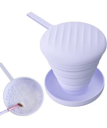 Makeup Brush Cleaning Mat Multifunctional Silicone Flexible Cleaner Mat - Stable Cleaning Tool for Makeup Supplies Decorative Makeup Brushes and Powder Pads - Buy Online on GoSupps.com