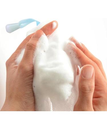 10 Pack Soap Bag Foam Network Nylon - Facial Cleaning Nets & Accessories (Random Color) | Premium Peeling Power Bag - Buy Online on GoSupps.com