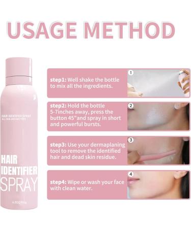 Hair Identifier Spray Face Hair Identifier Spray Hair Identifier Set for Face Facial Hair Identifier Spray Hair Removal And Soothing Spray Moisturizing And Skin Care Set Spray - Buy Online on GoSupps.com