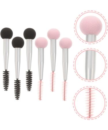 PLAFOPE 6pcs Sponge Makeup Brush Mushroom Makeup Sponge Beauty Sponge Brush Makeup Concealer Aluminum Tube - Buy Online on GoSupps.com