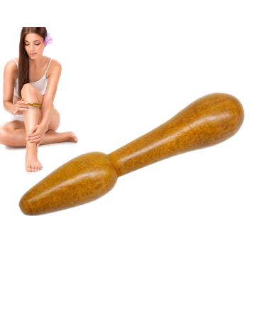 Ruwshuuk wooden massage device body shape tools made of wood massage roller-face spicing tool-portable scratch massager massage shaver relaxing for the face of fragrant wooden drill