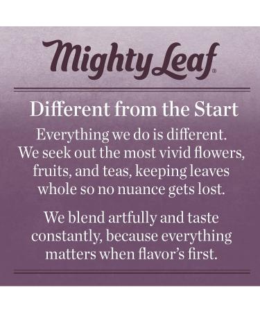 Mighty Leaf Chamomile Citrus Herbal Tea Bags - Caffeine Free, 15 Count | Whole Leaf Blend with Orange & Lemongrass - Buy Online on GoSupps.com