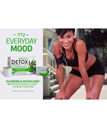 Greenside Detox Herbal Tea K-Cups | Cleansing & Revitalizing Body Supplements | 20 Cups for Everyday Wellness - Buy Online on GoSupps.com