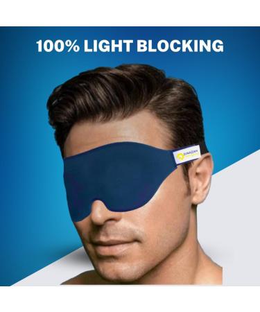 3D Sleep Mask for Side Sleepers - Complete Blackout Adjustable Eyelash Friendly | Best Eye Masks for Travel Meditation & Healthy Sleep - Buy Online on GoSupps.com