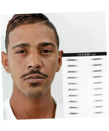 Ipetboom 2 Pairs Adhesive Eyebrow Template Eyebrow Stickers Brow Tatoo Simulation Eyebrow Patch - Buy Online on GoSupps.com