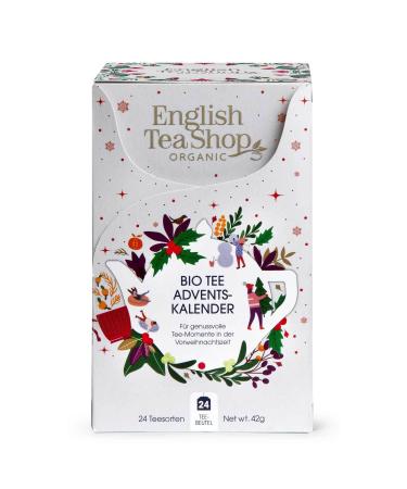 ETS TEE Advent Calendar - 24 Organic Teas | Fruit Herbal Green & Black Tea | Perfect Christmas Gift - Buy Online on GoSupps.com