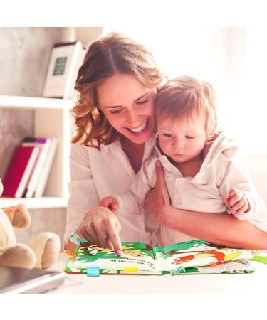 Vicloon Baby Soft Books - 3D Animals Tails Crinkle Sensory Touch and Feel Book for 0-3 Year Old Toddlers - Monkey Design - Buy Online on GoSupps.com