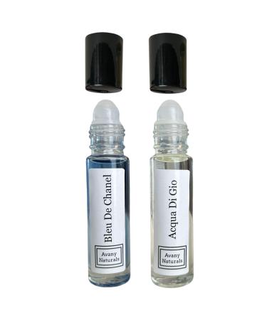 Mens Cologne Sampler Sets - Man Fragrance Men Cologne Gift Set Sample Pheromone Cologne Travel Size Perfume Replicant Perfume 2 pc Duo (Airy Duo)