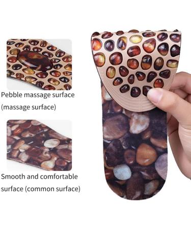 Foot Massage Insoles - Cobblestone Acupressure Reflexology Therapy Insoles for Men & Women | Comfort & Decompression - Buy Online on GoSupps.com
