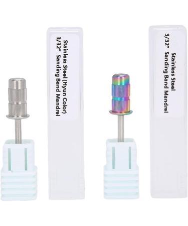 Nail Drill Bits Nail Art Mandrel Bit Nail Mandrel Bit Stainless Steel Nail Drill Bits Manicure Tool Accessory for Sanding Band - Buy Online on GoSupps.com