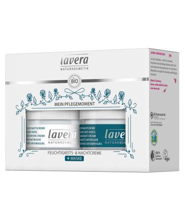 lavera Gift set My moment of care - Contains 1 anti-wrinkle moisturizing cream Q10 (50 ml) Natural cosmetics Vegan Organic ingredients Natural and innovative 100 ml